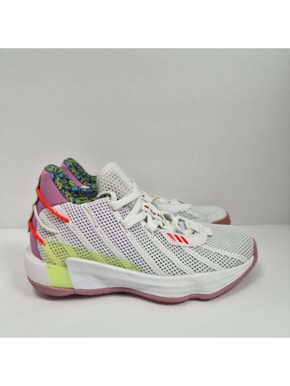 Adidas Dame 7 Buzz Lightyear Toy Story Youth White Sneaker FY4924 US Size 5.5